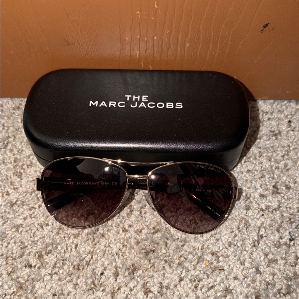 Marc Jacobs Silver Frame Sunglasses